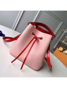 Louis Vuitton NéoNoé BB Epi Leather Bucket Bag M53609 Pink/Red 2020