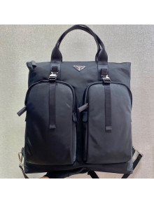 Prada Men's Nylon Tote Bag 2VG053 Black 2021