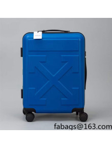 Off-White Quote For Travel Luggage 20/24inches Blue 2021