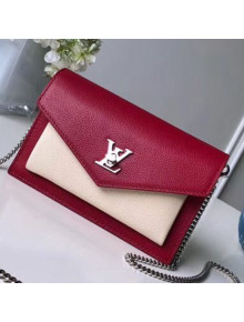 Louis Vuitton Pochette Mylockme Envelope Chain Shoulder Bag M63470 Red 2019