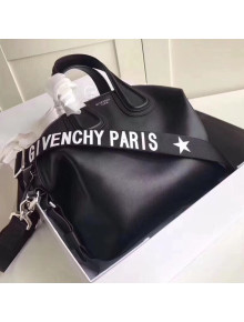 Givenchy Calfskin Paris Nightingale Top Handle Bag Black 2018