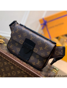 Louis Vuitton S Lock Sling Bag in Monogram Macassar Coated Canvas M45807 2021