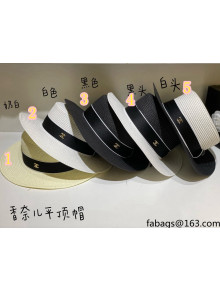 Chanel Straw Wide Brim Hat CHH31416 2022