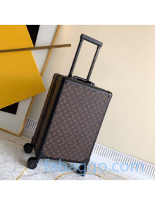 Louis Vuitton Matte Travel Luggage Monogram Canvas Coffee Brown 2020