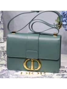 Dior 30 Montaigne CD Flap Bag in Smooth Storm Blue Calfskin 2019