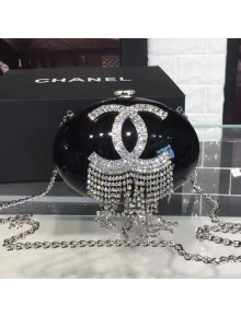 Chanel Resin/Strass Minaudiere Bag Black 2018