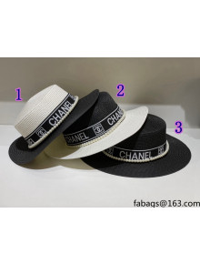Chanel Straw Wide Brim Hat CHH31506 2022