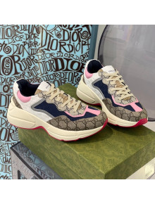 Gucci 100 Rhyton GG Canvas Sneakers Multicolor 2021 112321