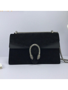 Gucci Dionysus Small Suede Shoulder Bag 400249 Black 2021 
