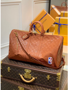 Louis Vuitton LV x NBA Keepall Bandoulière 55 Travel Bag M57973 Brown 2022