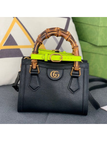 Gucci Diana Leather Mini Tote Bag 655661 Black 2021