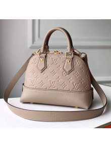 Louis Vuitton Sac Neo Alma BB Monogram Empreinte Leather Bag M44858 Tourterelle 2019