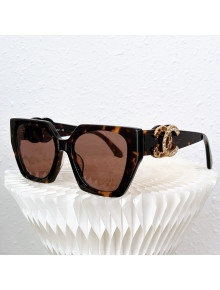 Chanel Sunglasses CHS801101 Brown 2022