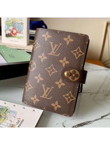 Louis Vuitton Small Ring Agenda Notebook Cover in Monogram Canvas 2021 14
