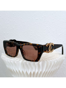 Chanel Sunglasses CHS800601 Brown 2022
