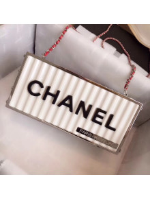 Chanel Evening in Hamburg Minaudiere Bag A94670 White 2018