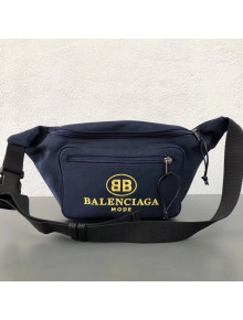 Balenciaga Cotton Canvas Explorer Belt Bag Blue/Yellow 2018
