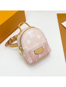 Louis Vuitton Gradient Monogram Canvas Mini Wrist Backpack Bag Pink 2021