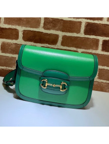 Gucci Horsebit 1955 Shoulder Bag 602204 Bright Green 2021