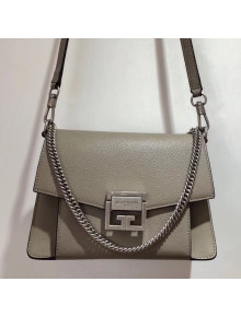 Givenchy Medium GV3 Bag in Grained and Smooth Leather Grey 2018