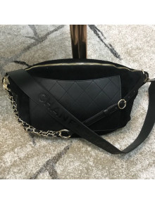 Chanel x Pharrell  Suede Waist Bag/Belt Bag Black 2019