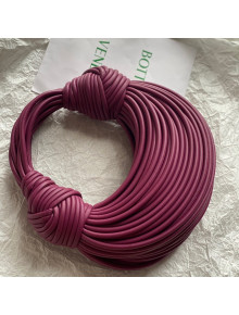 Bottega Veneta Double Knot Tubular Leather Mini Bag 680934 Mystic Purple 2021