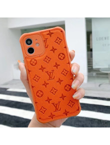 Louis Vuitton Ribbon Monogram iPhone Case Orange 2021