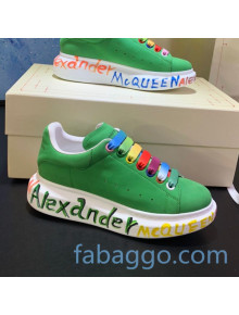 Alexander McQueen Velvet Graffiti Sneakers 05 2020 (For Women and Men)
