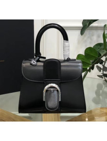 Delvaux Brillant Mini Top Handle Bag in Smooth Calfskin Black 2020