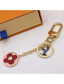 Louis Vuitton Flash Flower Bag Charm and Key Holder Gold/Silver/Red 2021 04