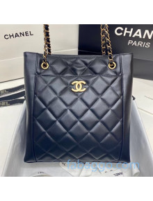 Chanel Quilted Calfskin Small Shopping Bag AS2295 Black 2020
