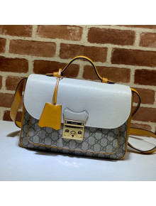 Gucci Padlock Mini Bag ‎658487 White 2021