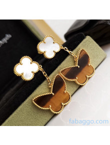 Van Cleef & Arpels Butterfly Earrings VA21010504 Brown 2021