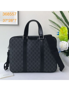 Gucci GG Canvas Briefcase ‎368557 Black/Blue 2021