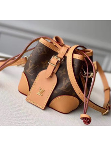 Louis Vuitton Monogram Canvas Mini Bucket Bag M57099 Brown 2020