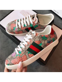 Gucci Ace GG Gucci Strawberry Sneaker 433900 2019
