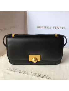 Bottega Veneta Medium Smooth Calfskin BV Classic Ronde Shoulder Bag Black 2019