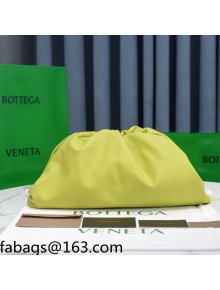 Bottega Veneta Large Pouch Soft Voluminous Clutch Bag Yellow 2021 576227L 02