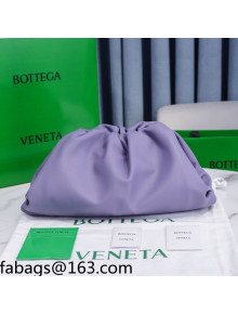 Bottega Veneta Large Pouch Soft Voluminous Clutch Bag Lavender Purple 2021 576227L