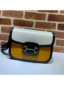 Gucci Horsebit 1955 Shoulder Bag 602204 Orange/White 2021