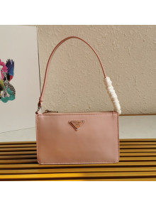 Prada Brushed Leather Mini Bag 1BC155 Pink 2021