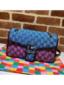 Gucci GG Marmont Multicolour Canvas Small Shoulder Bag 443497 Multico 2021