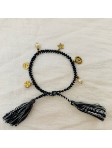 Dior Beach Charm Bracelet in Woven Cotton 2021 06