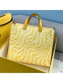 Fendi Sunshine FF Vertigo Medium Shopper Bag Bag Yellow 2021 8379