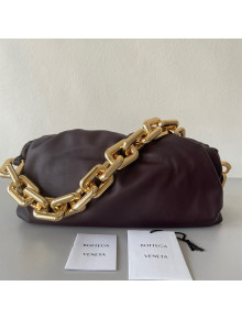 Bottega Veneta The Chain Pouch Bag with Square Ring Chain Strap Fondant Brown 2021