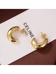 Celine Moon Earrings Gold 2021 110897