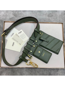 Fendi Multi-accessory Pocket Belt Bag Green 2019