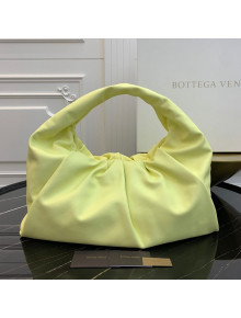 Bottega Veneta Large BV Jodie Leather Hobo Bag Light Yellow 2020