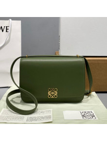 Loewe Medium Goya bag in silk calfskin Avocado Green 2021