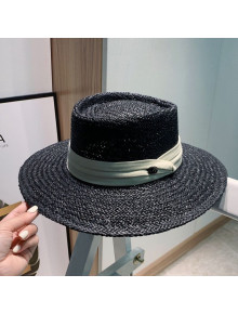 Gucci Straw GG Band Bucket Hat Black 2021